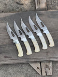 Custom Hunting Knives: Handmade Damascus Steel Blade